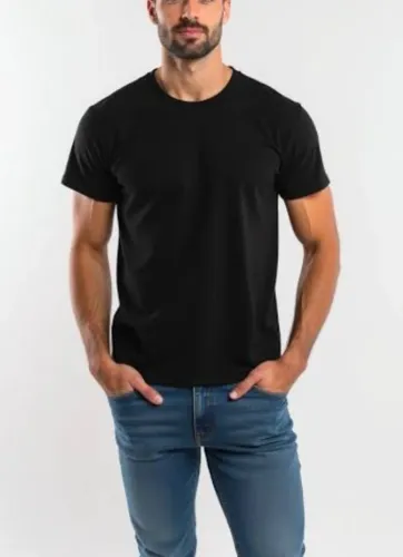 Camisa Preta tamanho M, bonita, original, confortável, design moderno.