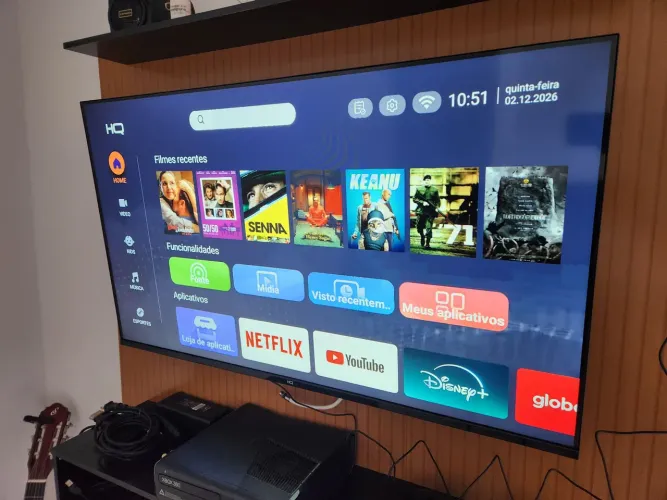 Smart TV 43" HQ Full HD - Semi Nova (Na Caixa)
