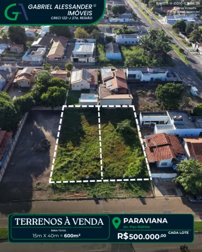 Rua Pau Rainha - Paraviana.
