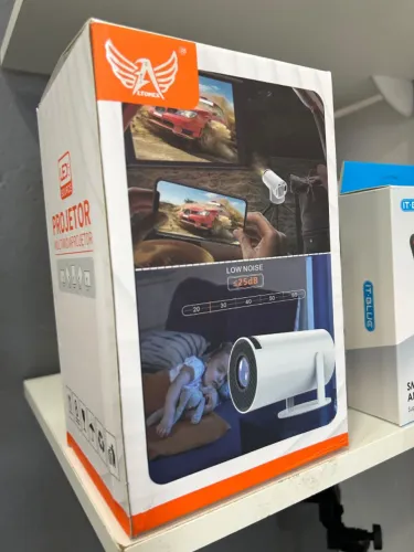 Projetor Wi-fi com Apps Inteligente HDMI Bluetooth