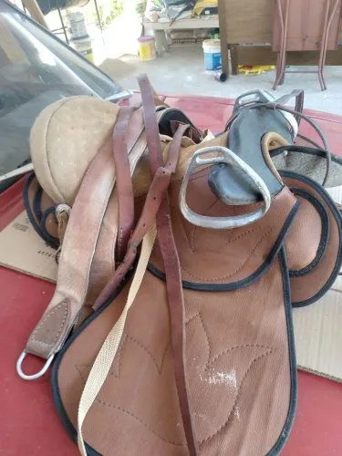 Sela de montaria. 