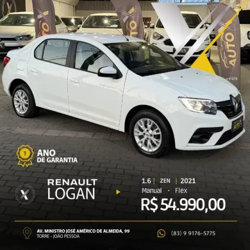 Renault Logan Zen Flex 1.6 16V 4P Mec. 2021