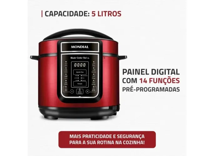 Panela elétrica de pressão digital