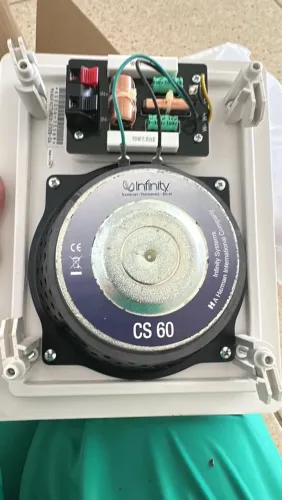 Par Caixa de Embutir Infinity CS60 6,5? 100W 8 Ohms Nova