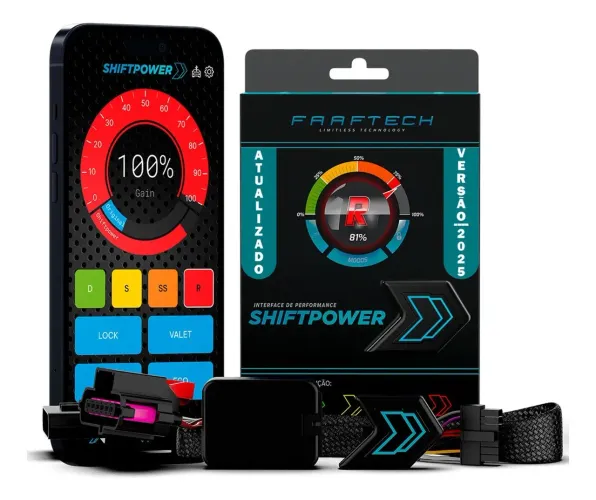 SHIFTPOWER FAAFTECH 6.4+ - MAIS PERFORMANCE PARA O SEU VEÍCULO Compass Renagade S10 Nova