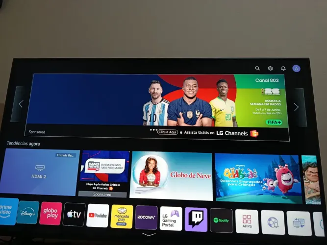 Televisão LG 50 polegadas, 4K 