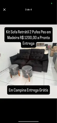 Sofa Retratil de luxo 