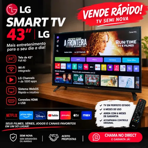 Smart Tv LG 43? NOVA