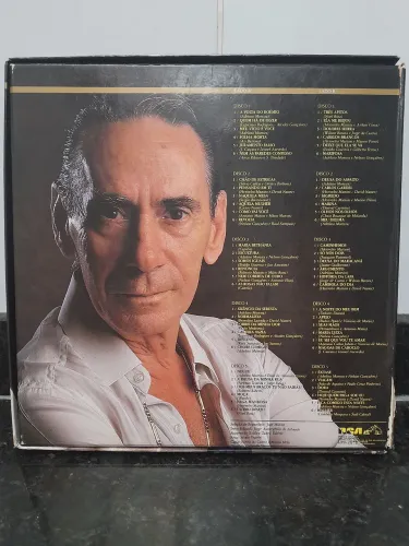 Caixa com 5 LPs vinil Nelson Gonçalves - 50 anos de Bohemia 