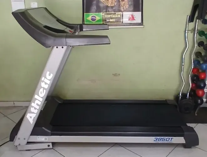 Ate 10x sem Juros - Esteira Elétrica Athletic 3850T PROFISSIONAL - C/ Inclinação Elétrica 