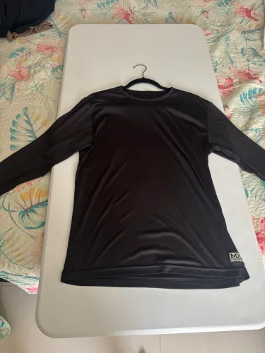 CAMISA DE PROTEÇÃO SOLAR PRETA TAMANHO G