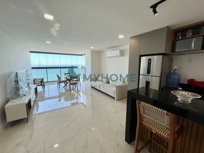 Apartamento a venda Beira-Mar 3 Quartos Mobiliado - Praia do Morro Guarapari