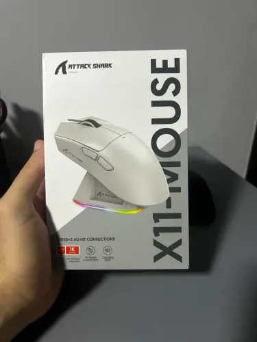 Desapegando mouse gamer x11 attack shark