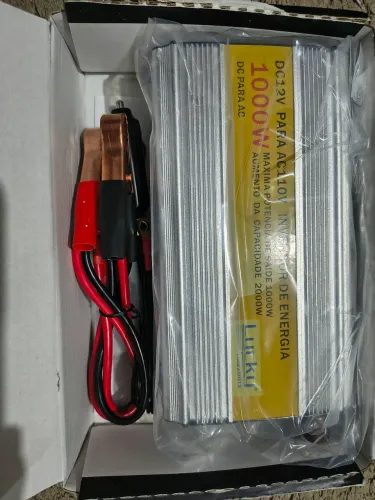 INVERSOR DE ENERGIA 12V PARA 110V, 1000WATS
