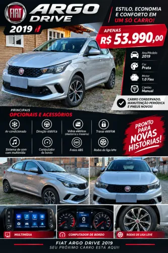 Fiat Argo Drive 1.0 6V Flex 2019