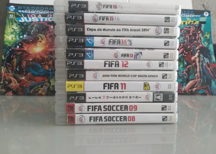 Jogos de ps3 futebol aparti de 35 reais