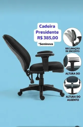 Cadeira escritório NR 17