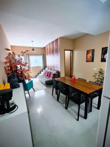 Sobrado de Condomínio com 2 quartos, Balneário Maracanã, Praia Grande - R$ 475 mil, Cod: 9
