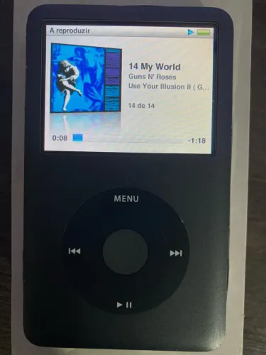 iPod Classic 7 Geração ( 256 GB SSD + Bateria Nova ) - Excelente