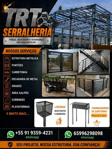 Prestação de serviço na área da serralheiria em geral