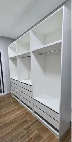 CLOSET 03 MÓDULOS - 100% MDF - NOVO