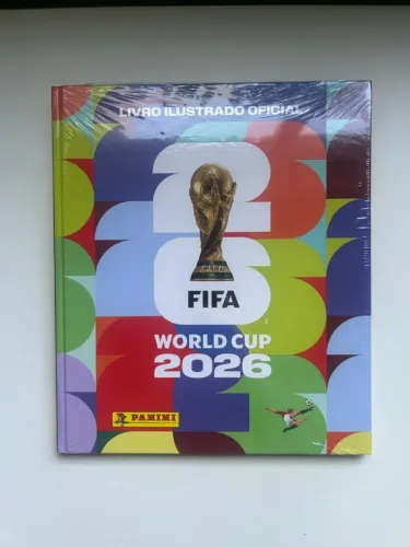 10 unidades do Álbum Capa Dura Copa do Mundo Fifa 2026 - ATACADO