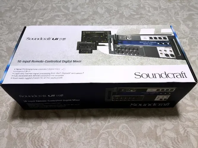 Mesa de som / Mixer digital Soundcraft UI 16 