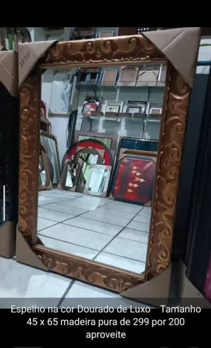 Espelho de Luxo única peça 