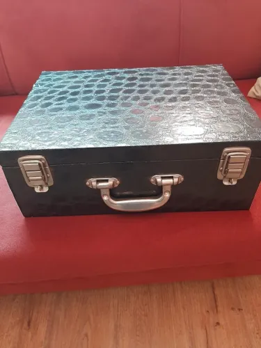 Maleta porta joias 3 repartiçoes