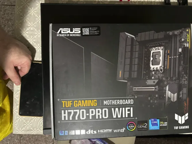 Kit i5 14600k e placa mae tuf h770 pro wifi