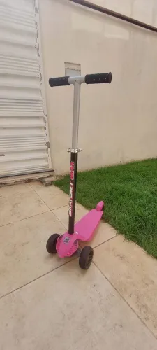 Patinete Ajustável Suporta 120kg Infantil Adulto, Brinquedo