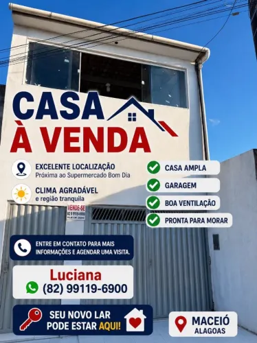 Casa de primeiro andar no clima bom
