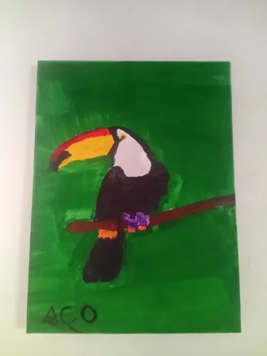 Artista plástico oferece lembranças da Amazônia