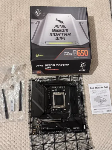 B650m mortar Wifi Mag msi novinha com garantia