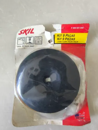 Kit de polir + lixa para furadeira skil 9 peças.