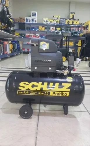 Compressor de Ar 50 Litros Schulz 120psi Motor 2HP - Novo (Loja)
