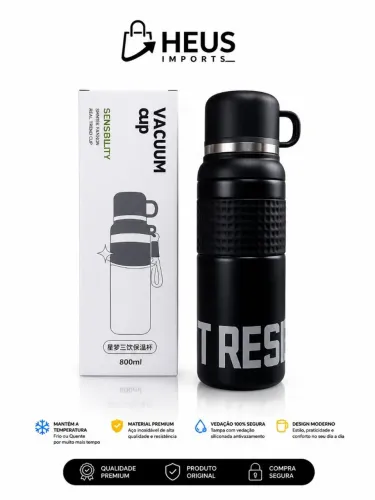 Garrafa Térmica inox 800Ml