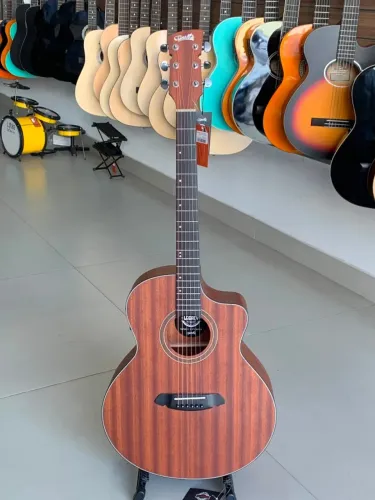 Violão Eletroacústico Tonante Topázio 40 ? Excelente Estado / Visual Moderno e Grande Proj