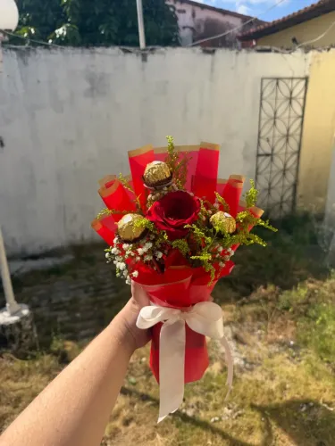 Buquê unitário com ferrero