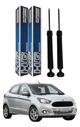 Par de Amortecedores Traseiro Ford Ka 2014 a 2020 NAKATA