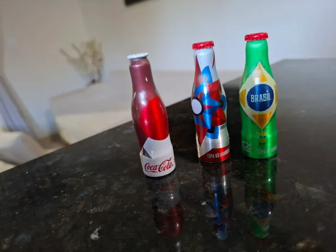 Garrafinha miniatura Coca cola copa 2014.