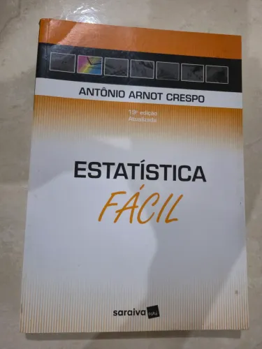 Vendo livro de estatística