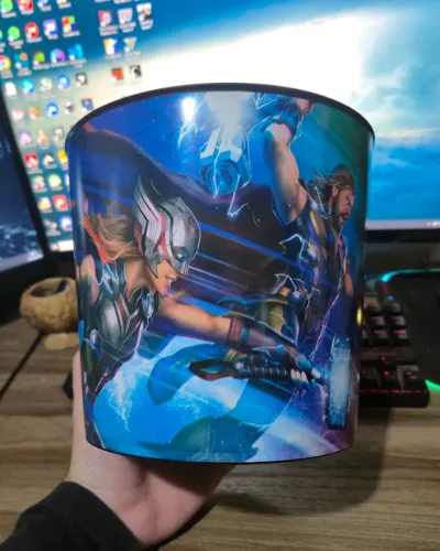 Balde Colecionável do Filme Thor 3