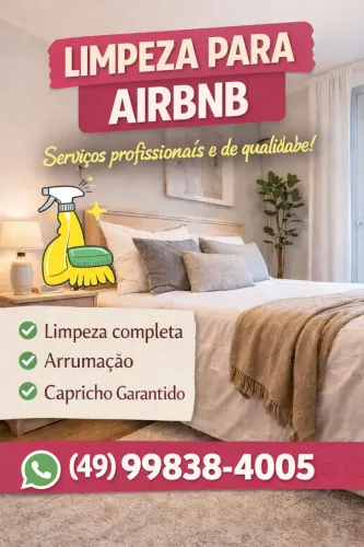 Limpeza de Airbnb/ serviços domésticos