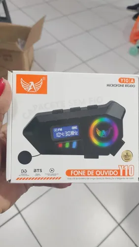 Microfone Capacete rígido