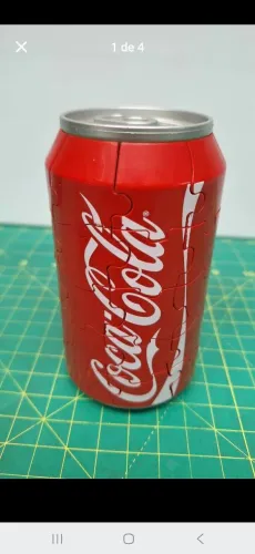 Quebra-cabeça vintage Coca-Cola de 2008