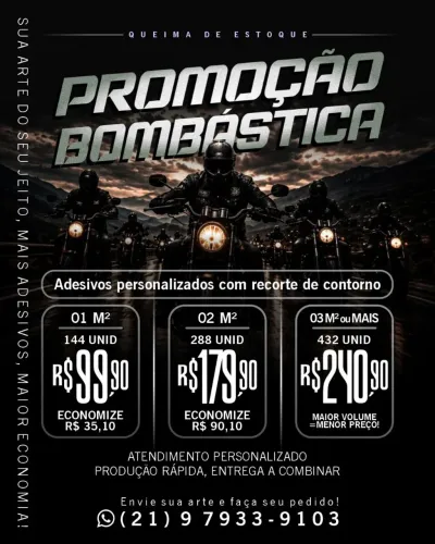 Adesivos Meio corte