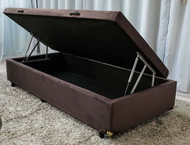 Vendo cama baú solteirão luxo