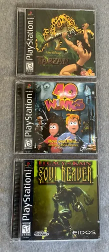 Lote 3 Jogos de ps1 (paralelos)