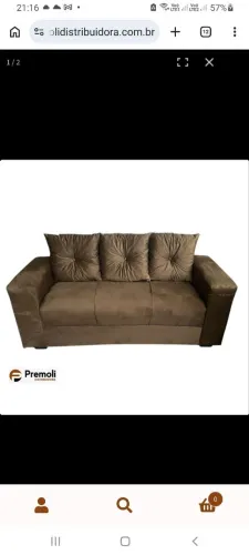 Sofa Bela 3 temos também R$ 490,00 sofá bicama com recosto